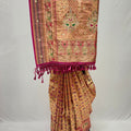 Awesome Golden Kanjivaram Saree For Wedding - Mangaldeep NX