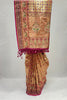 Awesome Golden Kanjivaram Saree For Wedding - Mangaldeep NX