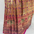 Awesome Golden Kanjivaram Saree For Wedding - Mangaldeep NX