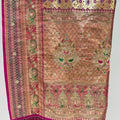 Awesome Golden Kanjivaram Saree For Wedding - Mangaldeep NX