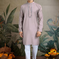 Awesome Lavender Kurta & Koti for Men - Mangaldeep NX