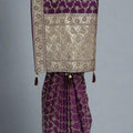 Awesome Purple Crepe Silk Saree For Festive - Mangaldeep NX