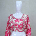 Beautiful Pink Floral Lehenga Choli with Dupatta - Mangaldeep NX
