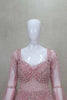 Beautiful Pink Full Sleeve Party Gown with Sequin Embroidery - Mangaldeep NX