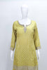 Beautiful Yellow Bandhani Sharara Suit with Floral Dupatta - Mangaldeep NX