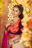 Beige and Magenta Embroidered Navratri Lehenga Choli Set with Bandhani Dupatta - Mangaldeep NX