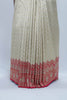 Beige Banarasi Silk Saree with Pink Zari Pallu - Mangaldeep NX