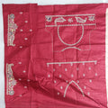 Beige Silk Saree with Multicolor Floral Embroidery and Paisley Border Detailing - Mangaldeep NX