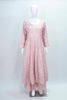 Blush Pink Embroidered Anarkali Suit with Dupatta For Festive Wear - Mangaldeep NX