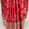Classic Red Banarasi Silk Saree - Mangaldeep NX