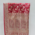 Classic Red Banarasi Silk Saree - Mangaldeep NX