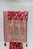 Classic Red Banarasi Silk Saree - Mangaldeep NX