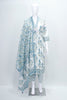 Cotton Floral Printed White Blue Kurta Set with Dupatta - Mangaldeep NX