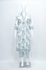 Cotton Floral Printed White Blue Kurta Set with Dupatta - Mangaldeep NX