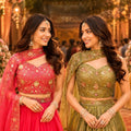 Elegant Rani Pink Fandy Silk Embroidered Lehenga Choli with Designer Dupatta for Wedding