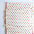 Cream Banarasi Silk SareeVibrant Rajasthani Wedding Scene Pallu - Mangaldeep NX