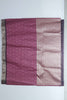Dark Maroon Banarasi Silk Saree with Zari Embroidery and Traditional Dancing Lady Motifs - Mangaldeep NX