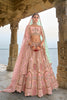 Designer Pastel Pink Bridal Lehenga Choli with Heavy Embroidery and Zari Work - Mangaldeep NX