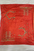 Designer Peach Silk Saree with Heavy Multicolor Embroidered Border - Mangaldeep NX