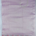 Dusty Pink Floral Embroidered Silk Saree with Delicate Threadwork and Scallop Border - Mangaldeep NX