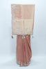Dusty Rose Pink Banarasi Silk Saree with Heavy Embroidered Border and Tassels – Wedding & Festive Wear - Mangaldeep NX