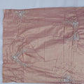 Dusty Rose Pink Banarasi Silk Saree with Heavy Embroidered Border and Tassels – Wedding & Festive Wear - Mangaldeep NX