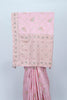Elegant Baby Pink Banarasi Silk Saree with Sequin & Mirror Work Border Wedding Party Wear - Mangaldeep NX