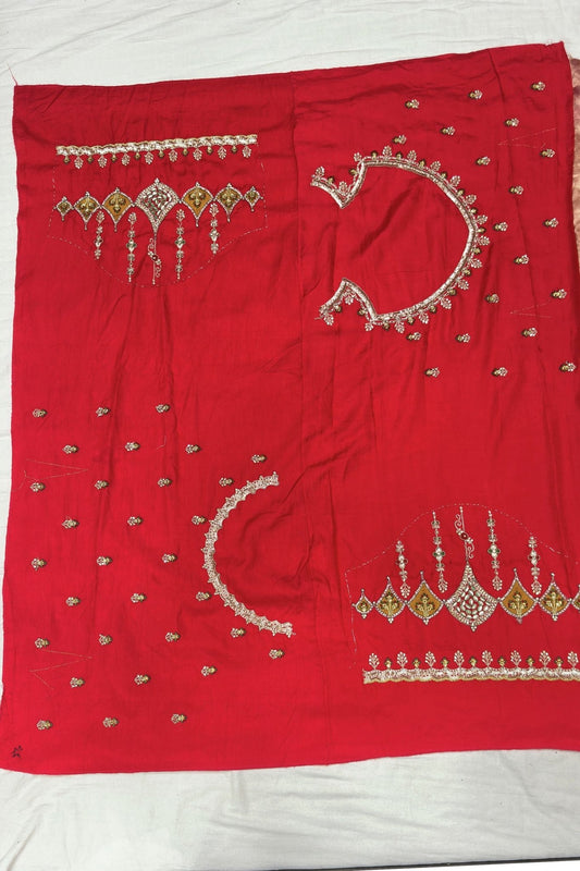Elegant Blush Pink Silk Saree with Intricate Embroidered Border - Mangaldeep NX