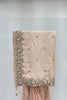 Elegant Blush Pink Silk Saree with Intricate Embroidered Border - Mangaldeep NX