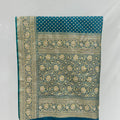 Elegant Bottle Green Banarasi Silk Saree - Mangaldeep NX