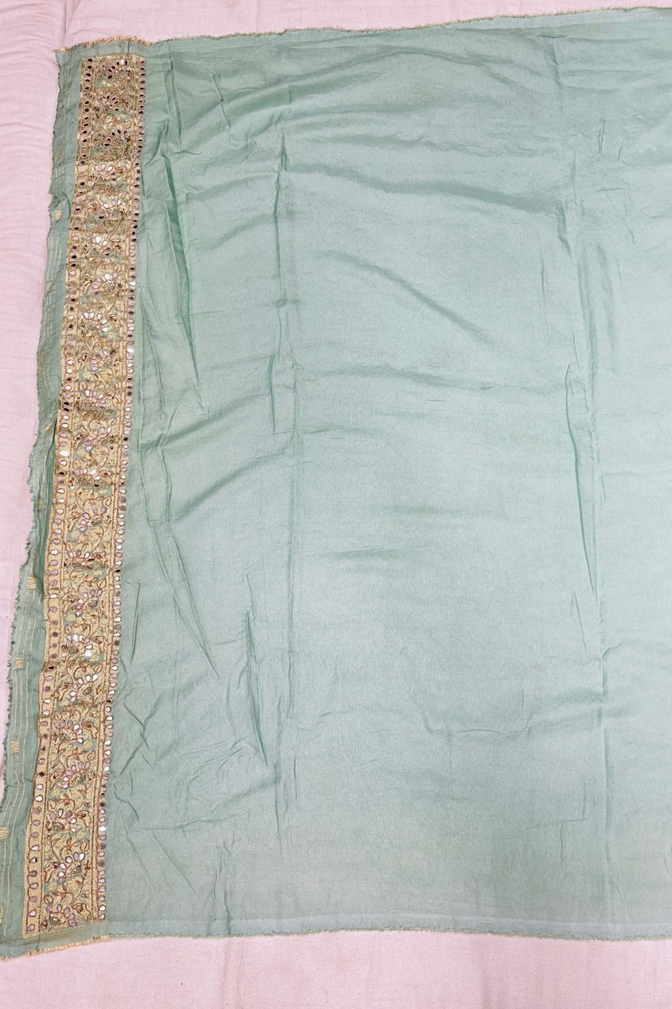 Elegant Bottle Green Designer Saree - Mangaldeep NX