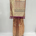 Elegant Bronze Gold Banarasi Silk Saree - Mangaldeep NX