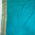 Elegant Cream Banarasi Silk Saree with Green & Red Floral Zari Weaving - Mangaldeep NX