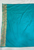 Elegant Cream Banarasi Silk Saree with Green & Red Floral Zari Weaving - Mangaldeep NX