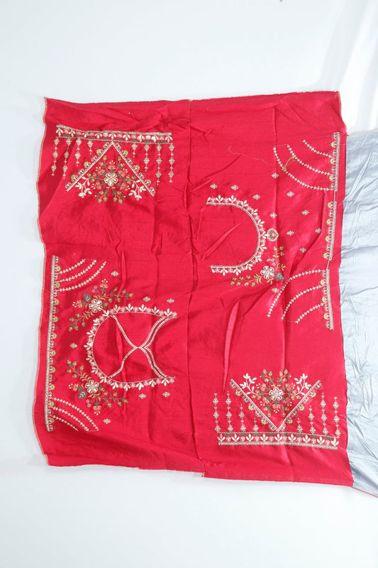 Elegant Grey Silk Saree Festive Wedding Wear - Mangaldeep NX