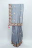 Elegant Grey Silk Saree Festive Wedding Wear - Mangaldeep NX