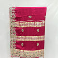 Elegant Magenta Silk Saree with Zari Embroidery - Mangaldeep NX