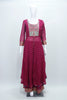 Elegant Maroon Mirror & Zari Embroidered Anarkali Kurta Set with Dupatta - Mangaldeep NX