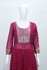 Elegant Maroon Mirror & Zari Embroidered Anarkali Kurta Set with Dupatta - Mangaldeep NX
