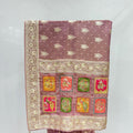 Elegant Mauve Banarasi Silk Saree - Mangaldeep NX