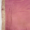 Elegant Mauve Banarasi Silk Saree - Mangaldeep NX