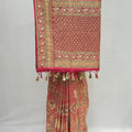 Elegant Multicolor Banarasi Silk Saree with Patchwork - Mangaldeep NX