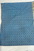 Elegant Mustard Yellow Silk Saree with Blue Zari Border - Mangaldeep NX