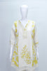 Elegant Off White and Yellow Floral Print Cotton Kurta Set - Mangaldeep NX