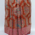 Elegant Orange and Pink Banarasi Silk Saree Traditional Festive & Wedding Wear - Mangaldeep NX