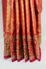 Elegant Orange & Red Banarasi Silk Saree - Mangaldeep NX