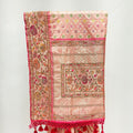 Elegant Peach Banarasi Silk Saree - Mangaldeep NX