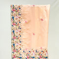 Elegant Peach Embroidered Silk Saree - Mangaldeep NX
