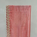 Elegant Pink Crushed Silk Saree - Mangaldeep NX