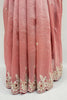 Elegant Pink Crushed Silk Saree - Mangaldeep NX